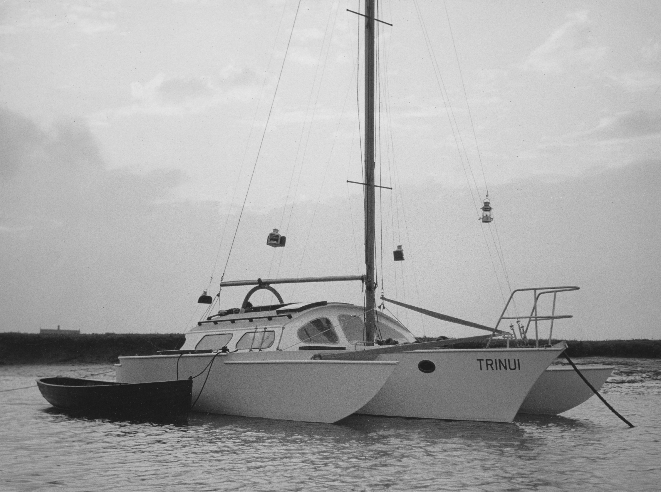 Trinui at anchor