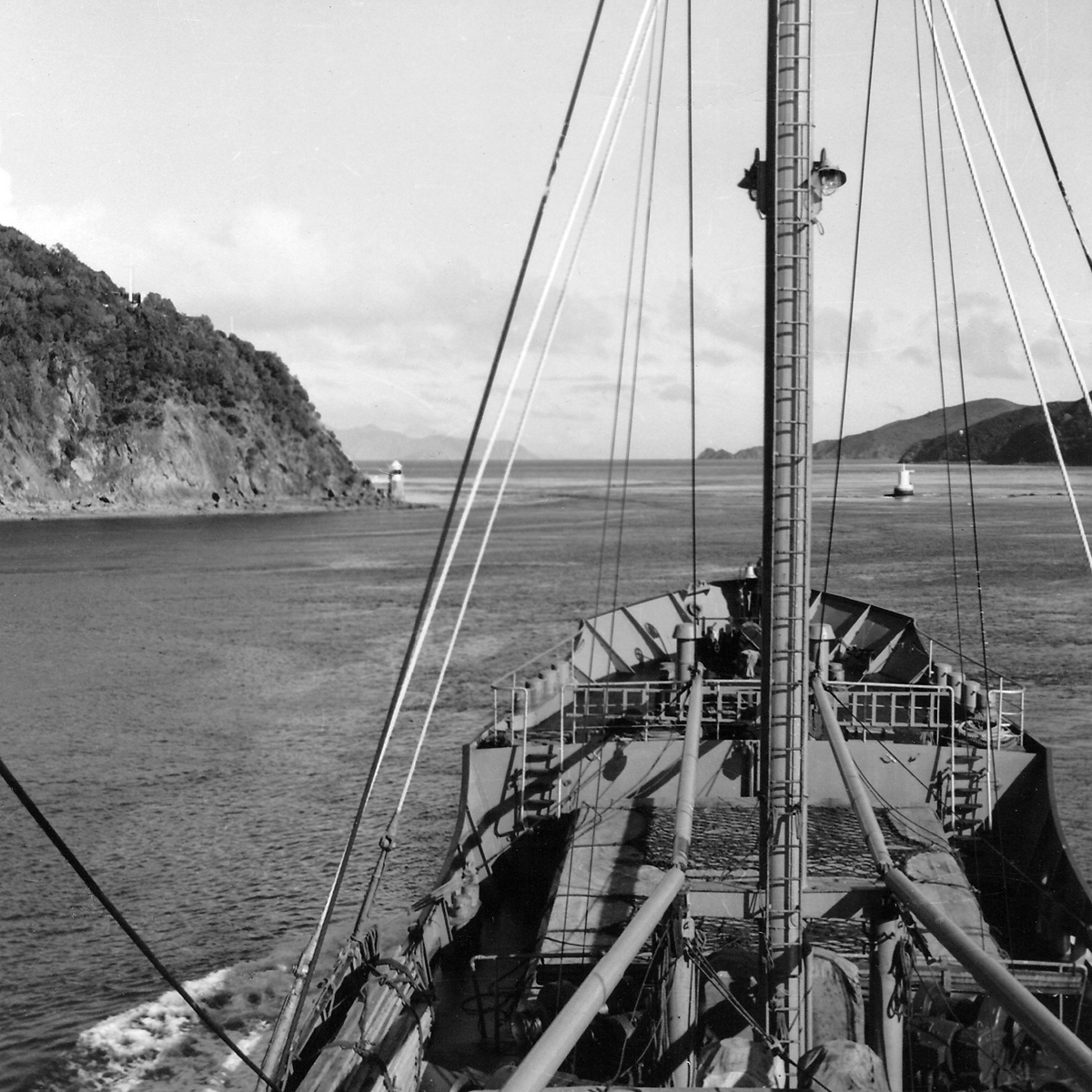 Alex's ship Maranui in French Pass NZ