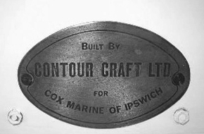 Contour Craft - Cox Marine boat plaque