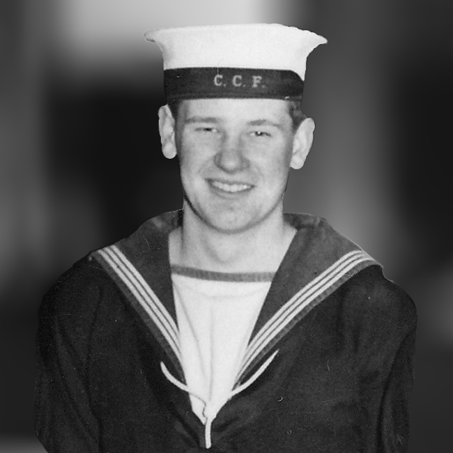 Photo of me in sea cadets in 1963